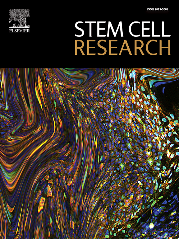 Go to journal home page - Stem Cell Research